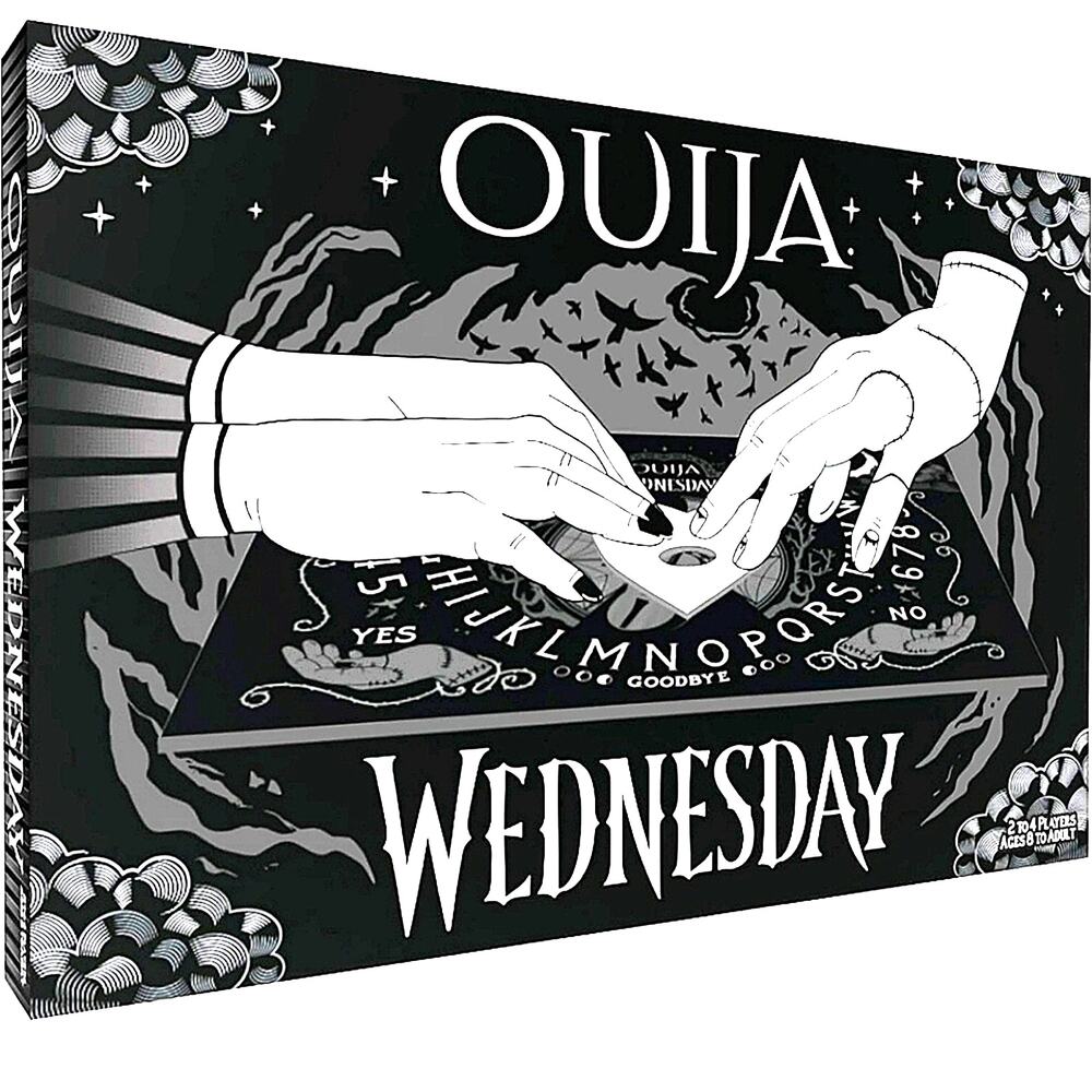 Wednesday Addams Ouija Glow in the Dark Board Game Sealed NIB